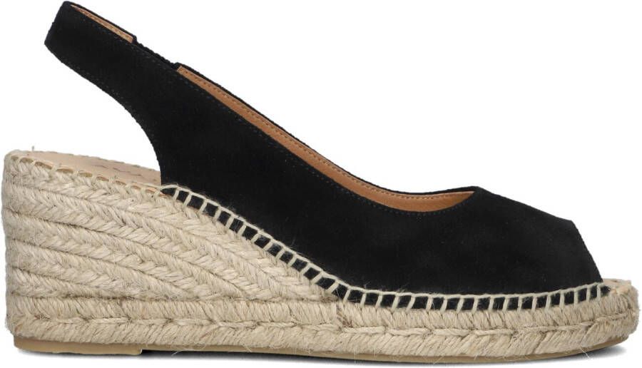 AYANA Espadrilles Dames Yu165 Maat: 37 Materiaal: Suède Kleur: Zwart