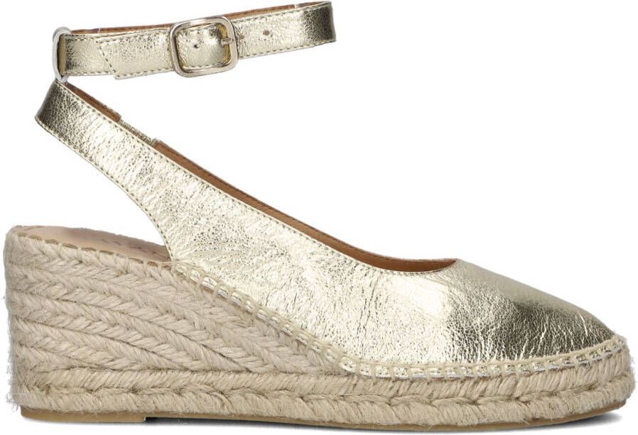 AYANA Espadrilles Dames Yu669 Maat: 38 Materiaal: Leer Kleur: Goud