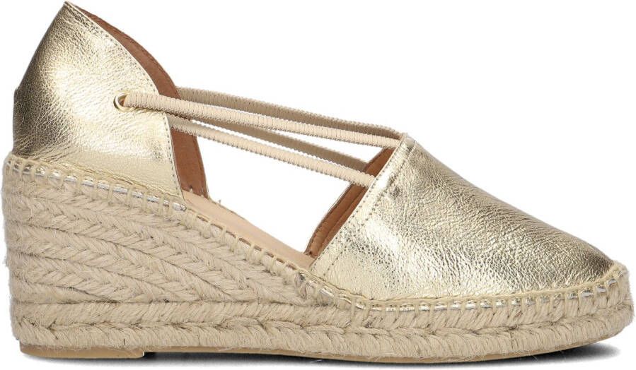 AYANA Espadrilles Dames Yu688 Maat: 42 Materiaal: Leer Kleur: Goud