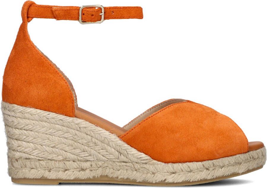 AYANA Espadrilles Dames Yu6891 Maat: 39 Materiaal: Suède Kleur: Oranje