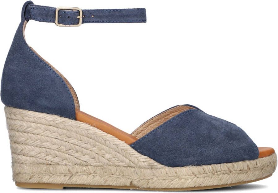 AYANA Espadrilles Dames Yu6891 Maat: 40 Materiaal: Suède Kleur: Blauw