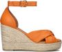 AYANA Espadrilles Dames Yu690 Maat: 39 Materiaal: Leer Kleur: Oranje - Thumbnail 2