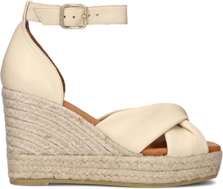 AYANA Espadrilles Dames Yu690 Maat: 41 Materiaal: Leer Kleur: Wit