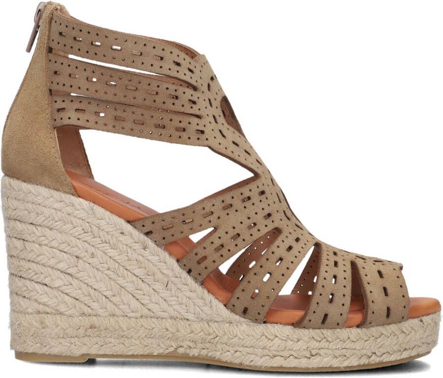 AYANA Espadrilles Dames Yu693 Maat: 38 Materiaal: Suède Kleur: Taupe