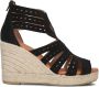 AYANA Espadrilles Dames Yu693 Maat: 42 Materiaal: Suède Kleur: Zwart - Thumbnail 3