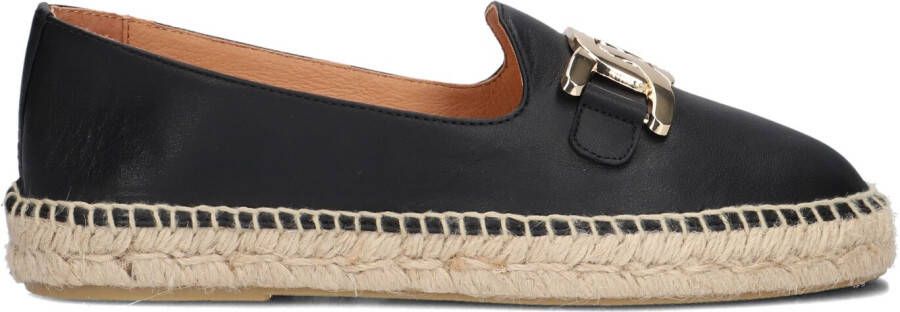 AYANA Espadrilles Dames Yu695 Maat: 37 Materiaal: Leer Kleur: Zwart