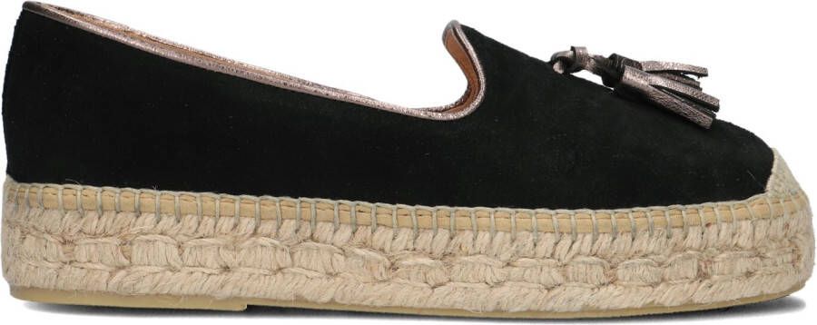 AYANA Espadrilles Dames Yu737 Maat: 41 Materiaal: Suède Kleur: Zwart