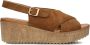 AYANA Sandalen Dames 722031 Maat: 38 Materiaal: Suède Kleur: Cognac - Thumbnail 2