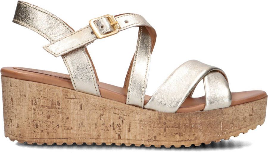 AYANA Sandalen Dames 722032 Maat: 42 Materiaal: Leer Kleur: Goud