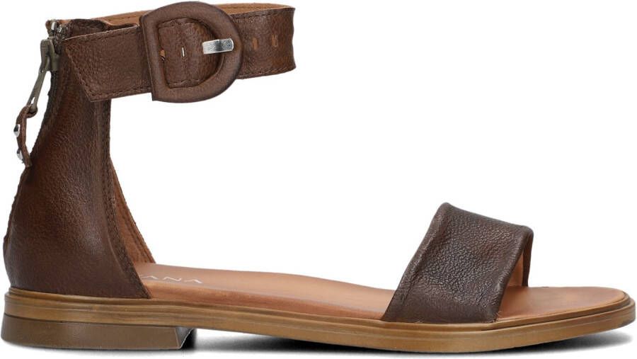 AYANA Sandalen Dames M05060 Maat: 40 Materiaal: Leer Kleur: Cognac