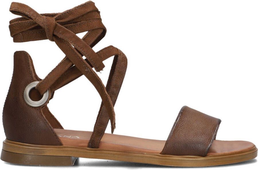 AYANA Sandalen Dames M05084 Maat: 35 Materiaal: Leer Kleur: Cognac