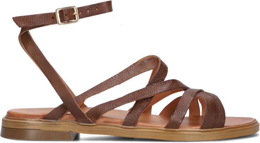 AYANA Sandalen Dames M05089 Maat: 37 Materiaal: Leer Kleur: Cognac