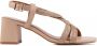 BiBi Lou Sandalen Dames Damesschoenen Leer Blokhak hoogte 5 cm 843Z94HG Rose goud - Thumbnail 2