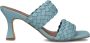 BIBI LOU Muiltjes Dames 876z11hg Maat: 37 Materiaal: Leer Kleur: Blauw - Thumbnail 5