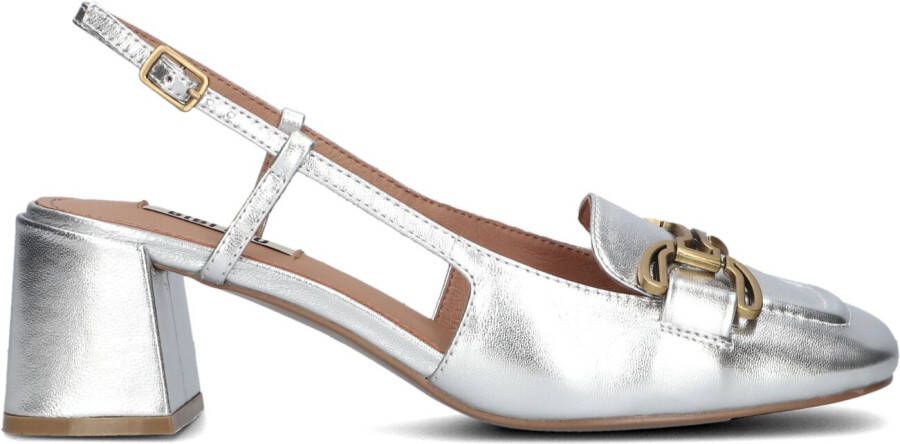 BIBI LOU Slingbacks Dames 544z19vk Maat: 41 Materiaal: Leer Kleur: Zilver