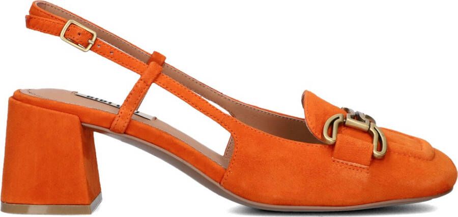 BIBI LOU Slingbacks Dames 544z30vk Maat: 39 Materiaal: Suède Kleur: Oranje