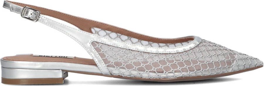 BIBI LOU Slingbacks Dames 616z78vk Maat: 41 Materiaal: Mesh Kleur: Zilver