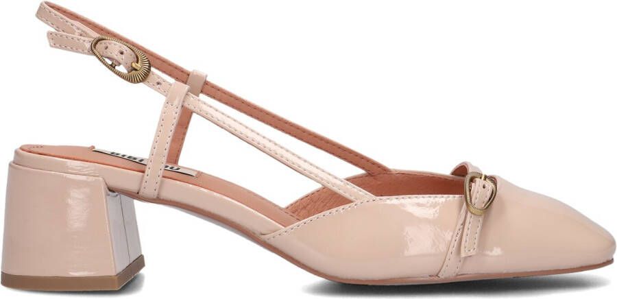 BIBI LOU Slingbacks Dames 676z21 Maat: 39 Materiaal: Leer Kleur: Nude