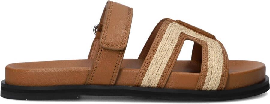 BIBI LOU Slippers Dames 527z32vk Maat: 37 Materiaal: Leer Kleur: Cognac