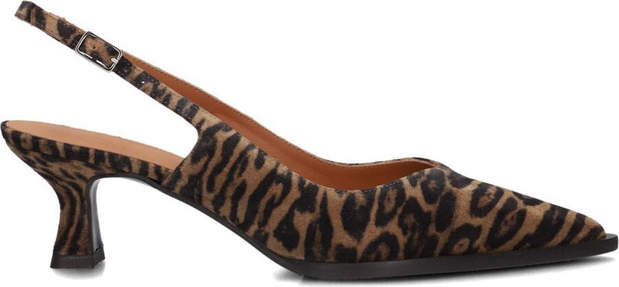 BILLI BI Slingbacks Dames A8089 Maat: 40 Materiaal: Suède Kleur: Bruin