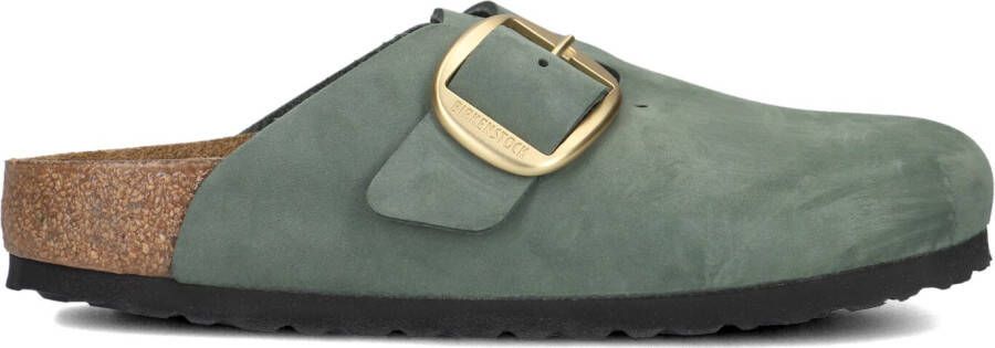 BIRKENSTOCK Instappers Dames Sue Maat: 40 Materiaal: Nubuck Kleur: Groen