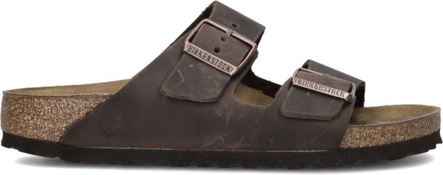 BIRKENSTOCK Slippers Dames Arizona Dames Maat: 36 Materiaal: Suède Kleur: Bruin