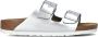 BIRKENSTOCK Slippers Dames Arizona Met Shine Maat: 37 Materiaal: Leer Kleur: Zilver - Thumbnail 3