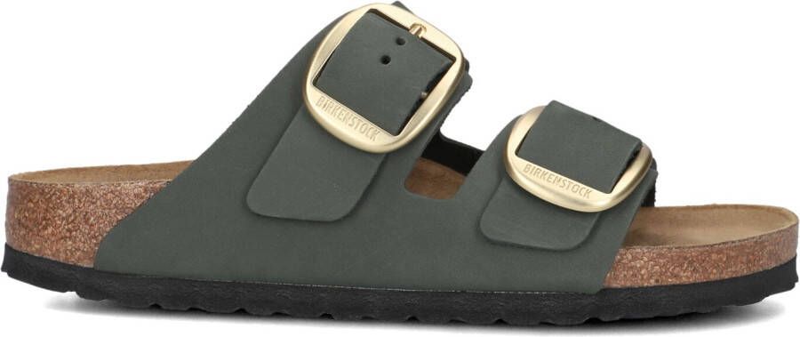 BIRKENSTOCK Slippers Dames Arizona Rivet Maat: 36 Materiaal: Nubuck Kleur: Groen