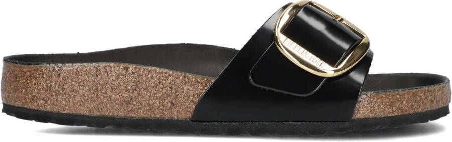 BIRKENSTOCK Slippers Dames Madrid Led Patent Maat: 43 Materiaal: Lakleer Kleur: Zwart