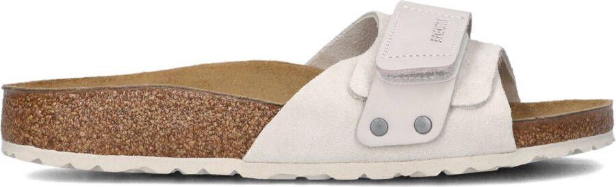 BIRKENSTOCK Slippers Dames Oita Dames Maat: 39 Materiaal: Suède Kleur: Wit