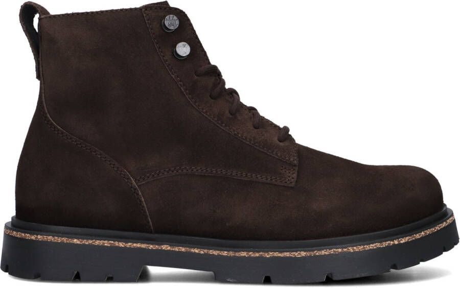 BIRKENSTOCK Veterboots Heren Highwood Lace Mid M Maat: 41 Materiaal: Suède Kleur: Bruin