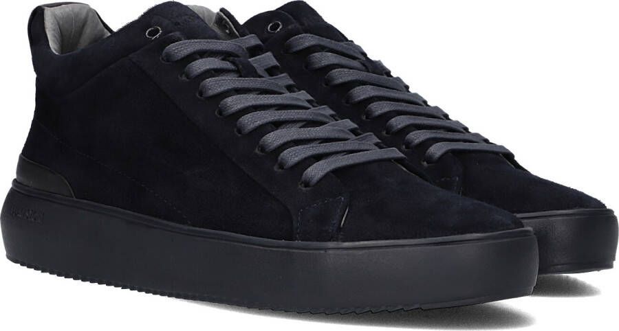 BLACKSTONE Hoge Sneakers Heren Yg22 Maat: 44 Materiaal: Suède Kleur: Blauw