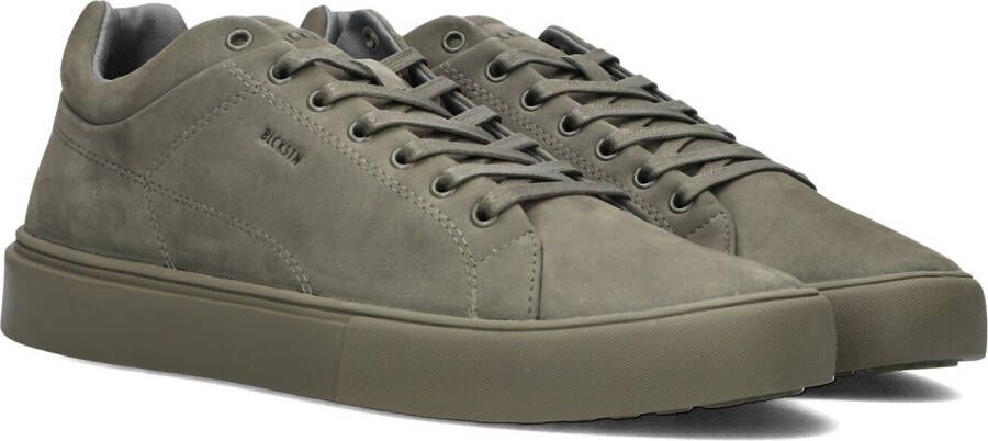 BLACKSTONE Lage Sneakers Heren Crag Colton Maat: 39 Materiaal: Nubuck Kleur: Groen