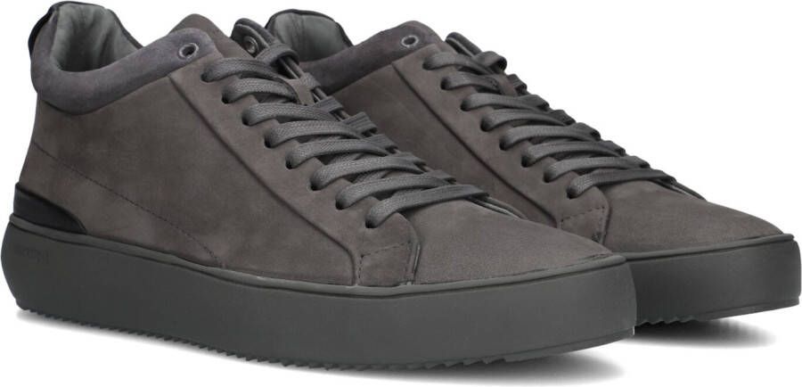 BLACKSTONE Lage Sneakers Heren Yg23 Maat: 41 Materiaal: Nubuck Kleur: Donkergrijs