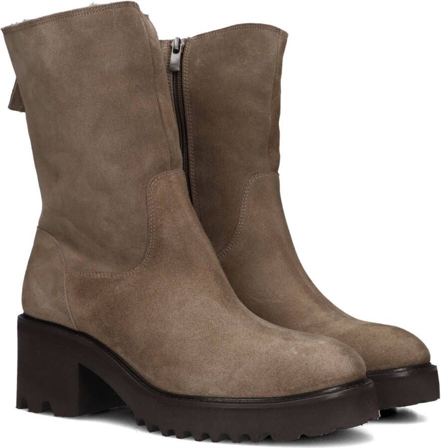 BLASZ Enkelboots Dames Evs-2963 Maat: 36 Materiaal: Suède Kleur: Taupe