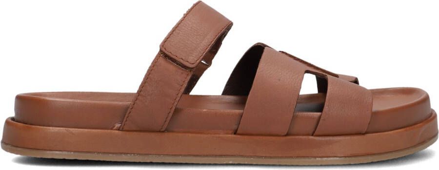 BLASZ Slippers Dames Lpmag-43 Maat: 43 Materiaal: Leer Kleur: Cognac