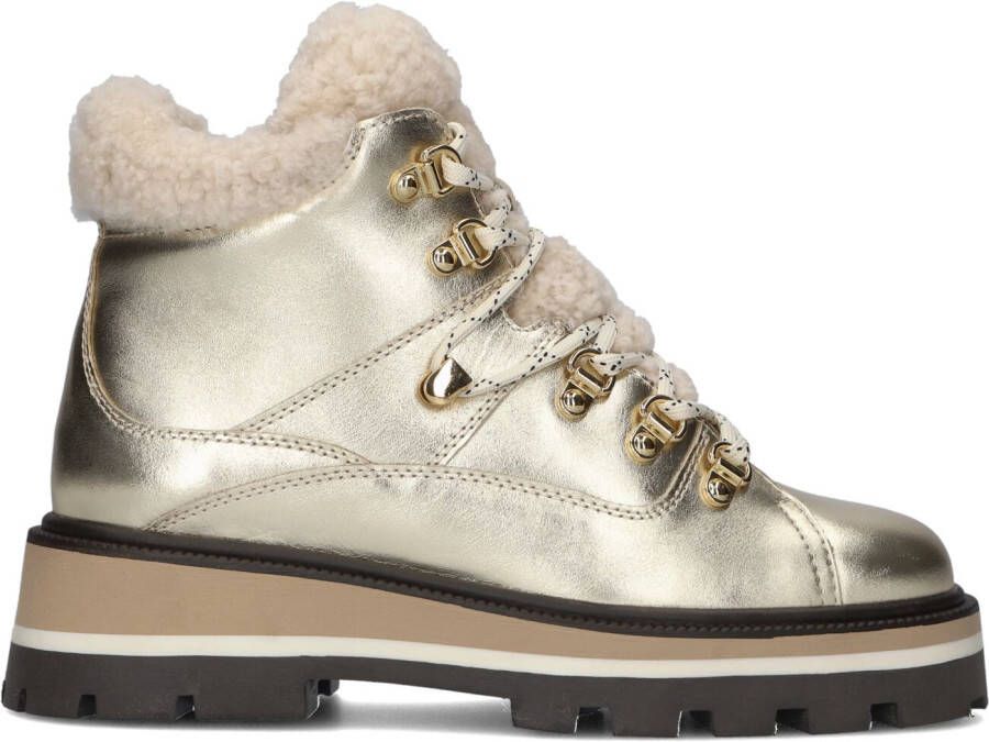 BLASZ Veterboots Dames 264 Maat: 39 Materiaal: Leer Kleur: Goud