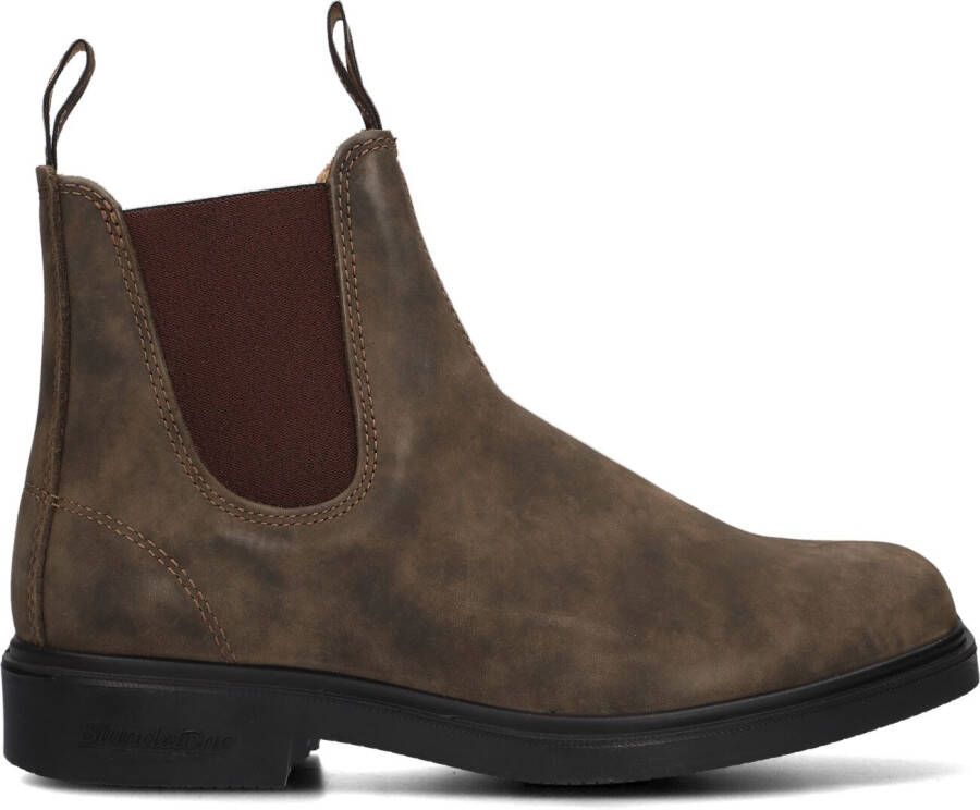 BLUNDSTONE Chelsea Boots Heren Dress Boot Heren Maat: 40 Materiaal: Nubuck Kleur: Bruin