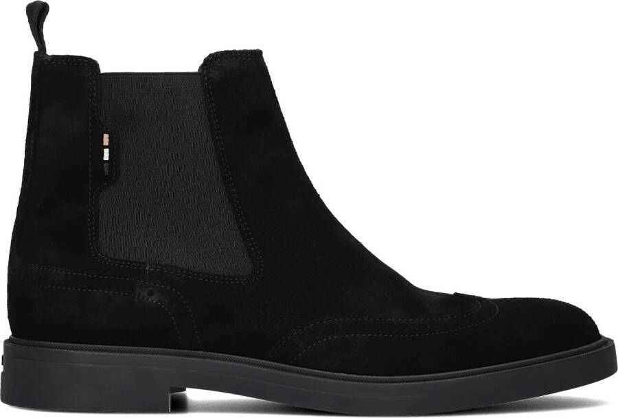 BOSS Chelsea Boots Heren Calev_cheb Maat: 42 Materiaal: Suède Kleur: Zwart