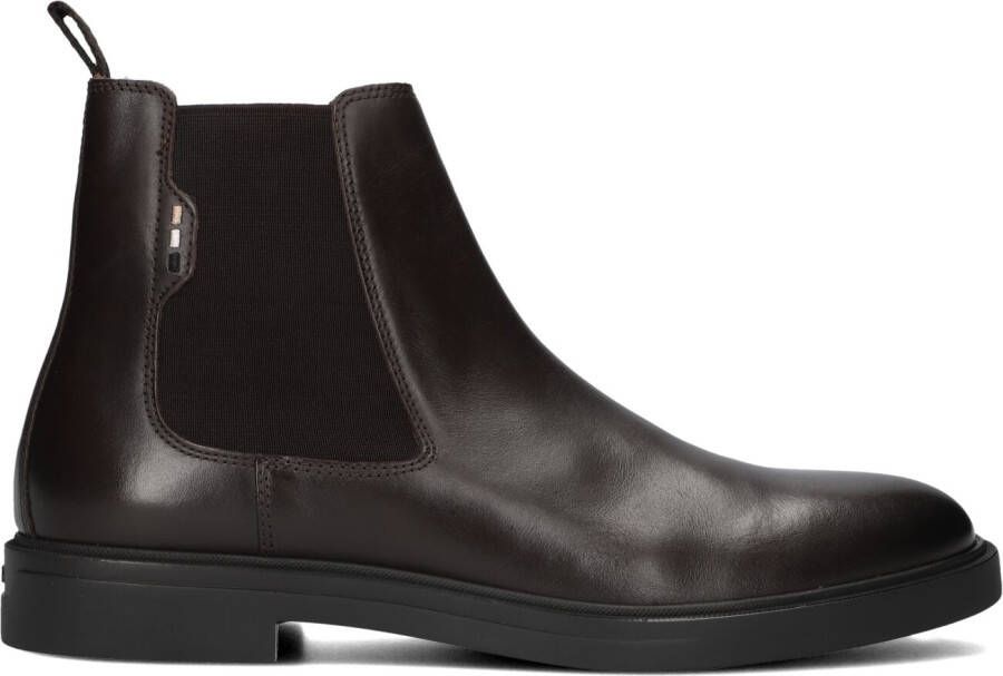 BOSS Chelsea Boots Heren Calev_cheb Maat: 41 Materiaal: Leer Kleur: Bruin