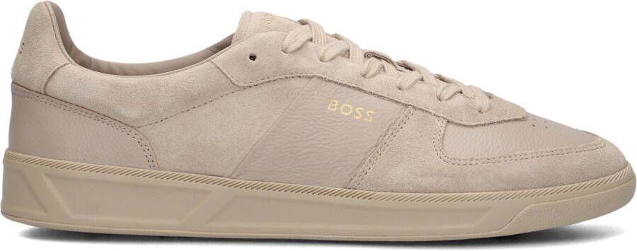 BOSS Lage Sneakers Heren Brandon_tenn Maat: 39 Materiaal: Suède Kleur: Beige