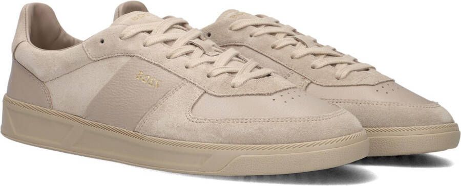 BOSS Lage Sneakers Heren Brandon_tenn Maat: 46 Materiaal: Suède Kleur: Beige