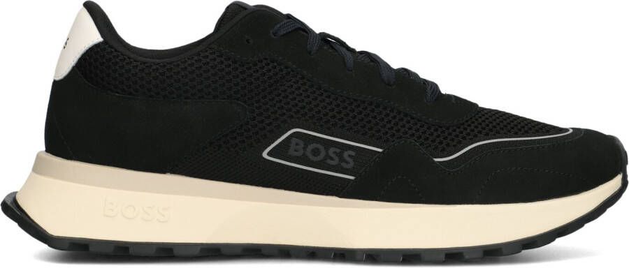 BOSS Lage Sneakers Heren Jonah_runn Maat: 39 Materiaal: Textiel Kleur: Zwart