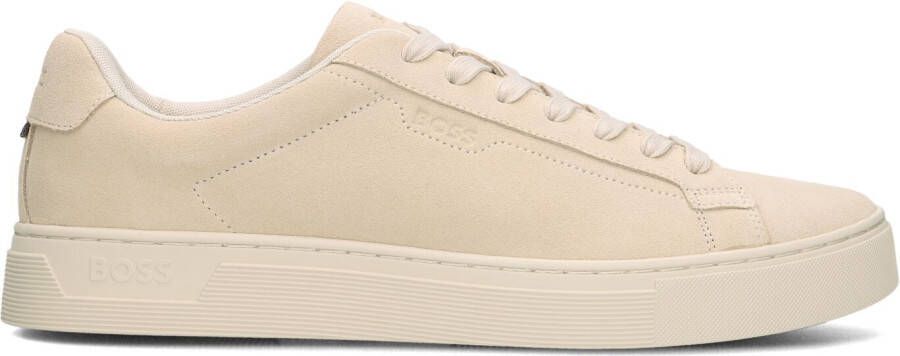 BOSS Lage Sneakers Heren Rhys_tenn Maat: 39 Materiaal: Suède Kleur: Beige