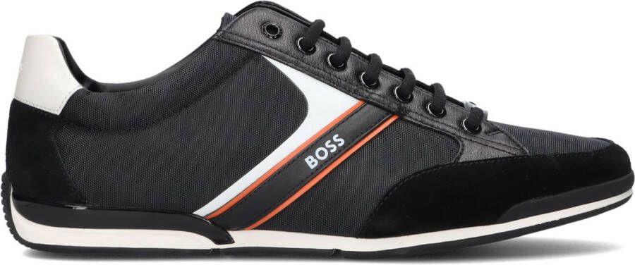 BOSS Lage Sneakers Heren Saturn Lowp Maat: 39 Materiaal: Textiel Kleur: Zwart