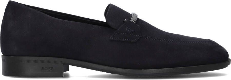 BOSS Loafers Heren Colby_loaf Maat: 46 Materiaal: Suède Kleur: Blauw