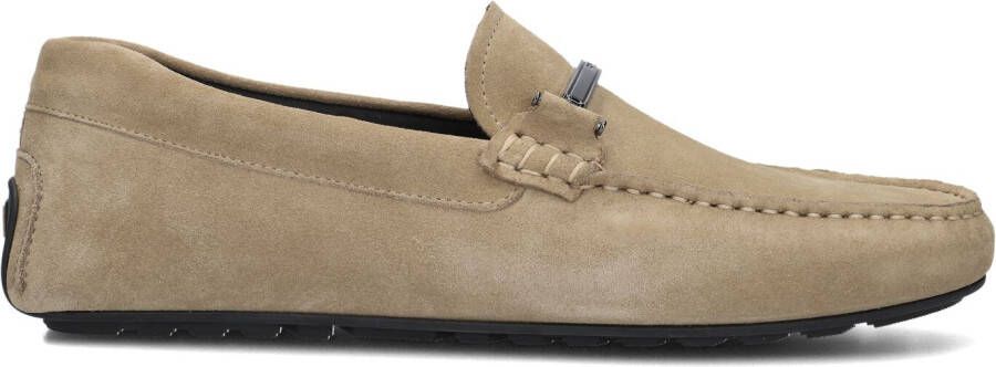 BOSS Loafers Heren Noel_mocc Maat: 40 Materiaal: Suède Kleur: Beige