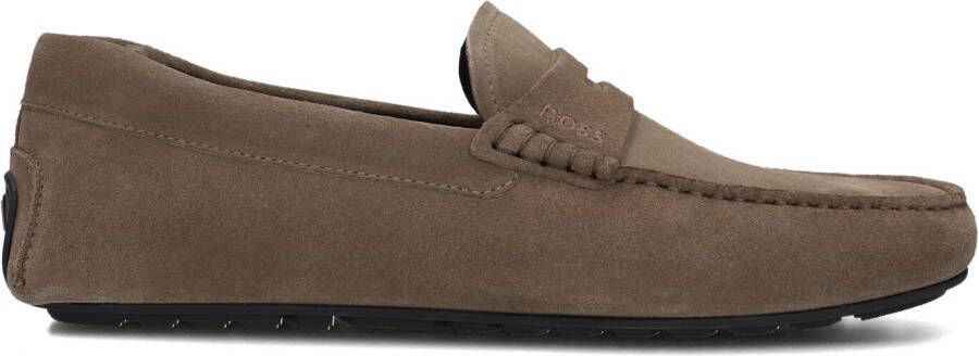 BOSS Loafers Heren Noel_mocc Maat: 41 Materiaal: Suède Kleur: Bruin