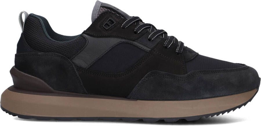 CLAY Lage Sneakers Heren 13833 Maat: 46 Materiaal: Nubuck Kleur: Zwart