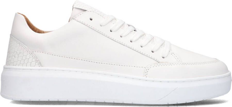 CLAY Lage Sneakers Heren Enzo Maat: 44 Materiaal: Leer Kleur: Wit